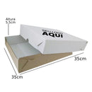 Caixa p/ Doces e Salgados Personalizada (35x35x5,5cm)