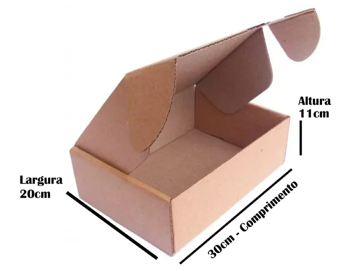 Caixa Ecommerce Parda (30 x 20 x 11) Lisa