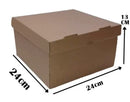 Caixa de Bolo (24x24x13) Parda