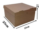 Caixa de Bolo (25x25x15) Parda
