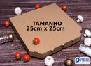 Caixa de Pizza Americana Parda Lisa 25cm