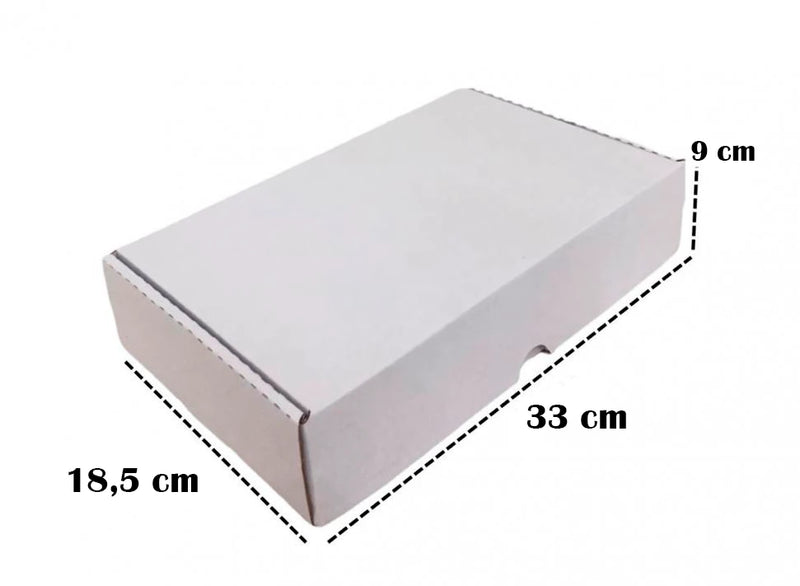 Caixa Ecommerce Branca (33 x 18,5 x 9) Lisa
