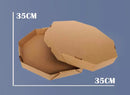 Caixa de Pizza Parda Lisa 35cm Oitavada