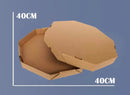 Caixa de Pizza Parda Lisa 40cm Oitavada