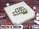 Caixa de Pizza Americana Branca Personalizada 40cm