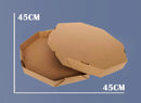 Caixa de Pizza Parda Lisa 45cm Oitavada