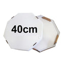 Caixa de Pizza Branca Lisa 40cm Oitavada