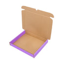 Caixa de Papelão Roxa Média 23x15x4