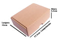 Caixa Ecommerce Parda (17,5 x 16 x 5,5) Lisa