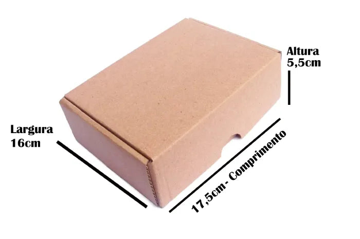 Caixa Ecommerce Parda (17,5 x 16 x 5,5) Lisa