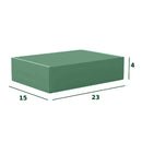 Caixa de Papelão Verde Média 23x15x4