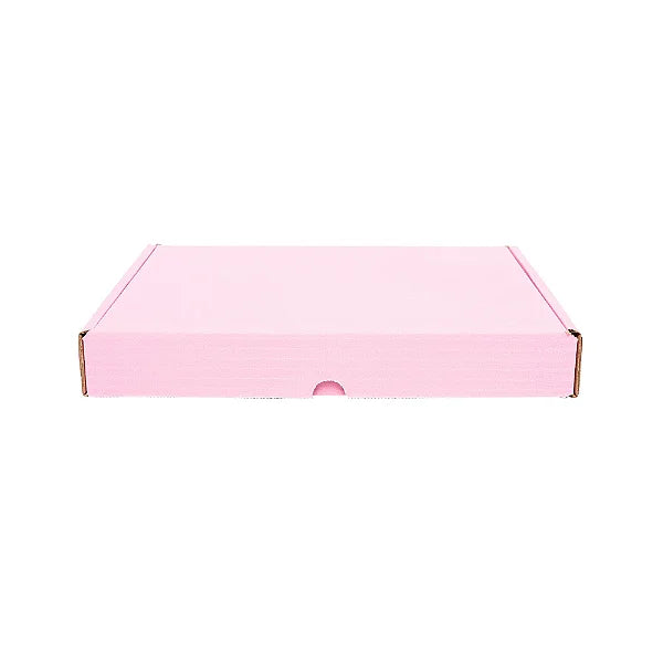 Caixa de Papelão Rosa Média 23x15x4
