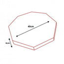 Caixa de Pizza Branca Lisa 40cm Oitavada