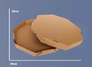 Caixa de Pizza Parda Lisa 30cm Oitavada